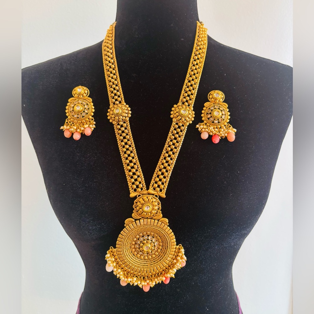 Indian party wear necklace earrings set